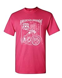 America's Highway T-Shirt Route 66 MC Motorcycle