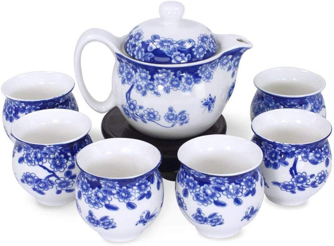 Jasdel - Japanese Ceramic Teaset With Teapot, 4 Tea Cups And Gift Box
