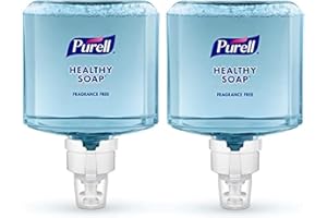 PURELL Brand HEALTHY SOAP Gentle and Free Foam, Fragrance Free, 1200 mL Refill for PURELL ES8 Automatic Soap Dispenser (Pack of 2) - 7772-02 - Manufactured by GOJO, Inc.