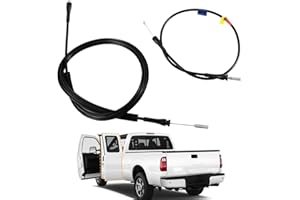 KPALAG Rear Left & Right Extended Cab Door Latch Release Cable Compatible with Ford F250 F350 F450 F550 Super Duty 1999-2007，Upper Lower Left Right Door Latch Lock Cable Replace# 6C3Z-28264A01-A