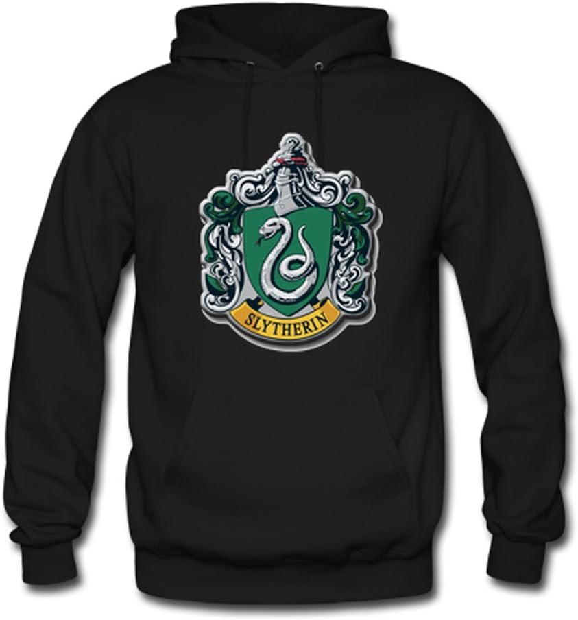HJGBEDS Harry Potter Slytherin House Crest Gildan Mens Hoody Jacket