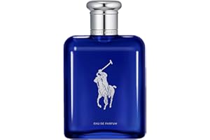 RALPH LAUREN FRAGRANCES Polo Blue - Eau de Parfum - Men's Cologne - Aquatic & Fresh - With Citrus, Bergamot, and Vetiver - Medium Intensity - 4.2 Fl Oz