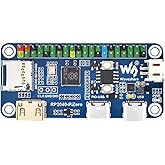 Waveshare RP2040-PiZero Development Board, Based On The Raspberry Pi RP2040 Dual-Core Processor, 264KB Static Random and 16MB Onboard Flash Memory, Compatible with Raspberry Pi 40PIN GPIO Header