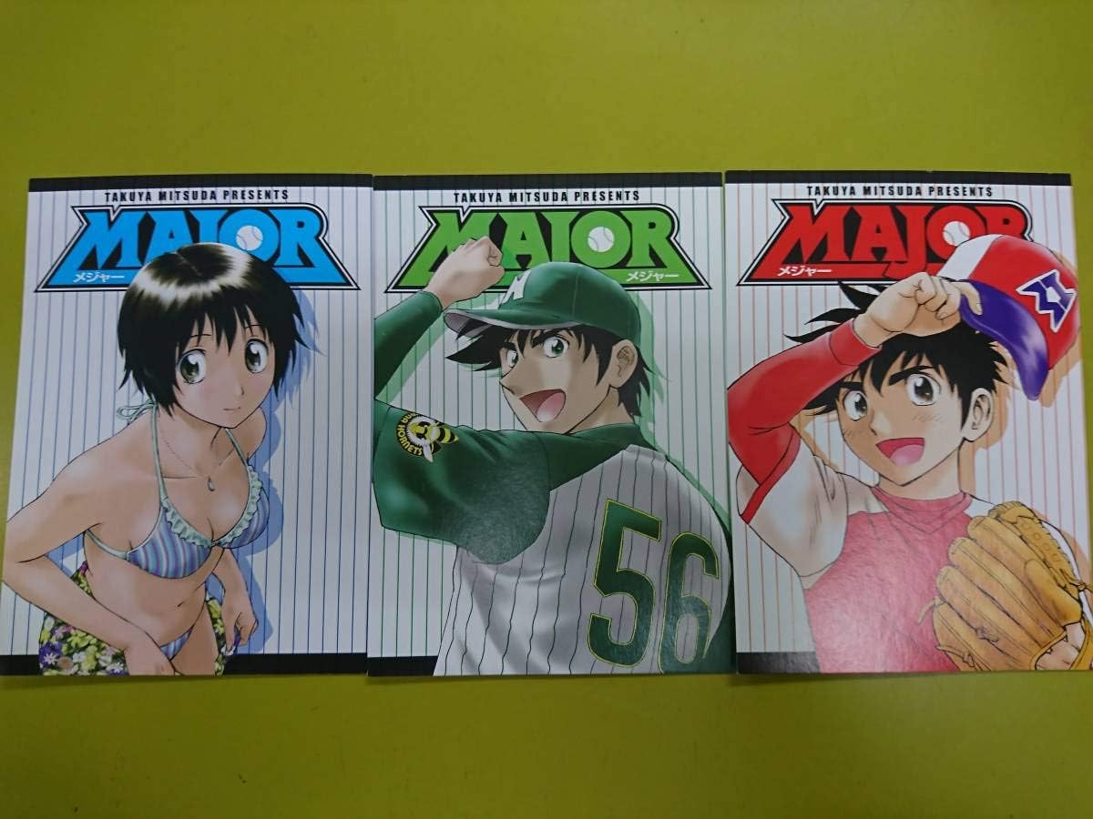 Amazon Co Jp 漫画major メジャー ポストカード 3種セット まとめ 本多 茂野吾郎 清水薫 グッズ 文房具 オフィス用品