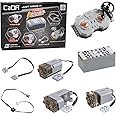 CADA Technology S059 Power Supply Function Kit for Technology Vehicles Car Including 3 Motors, LEDs, Battery Box and 2.4GHz Remote Control
