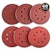 Tacklife Sanding Discs, 60 PCS Extra Thick Sander paper, 5 Inch 8 Holes Dustless Hook and Loop, 40/60/80/120/180/240 Grit Sandpaper, Ideal for Sanding / Polishing / Derusting - ASD03C
