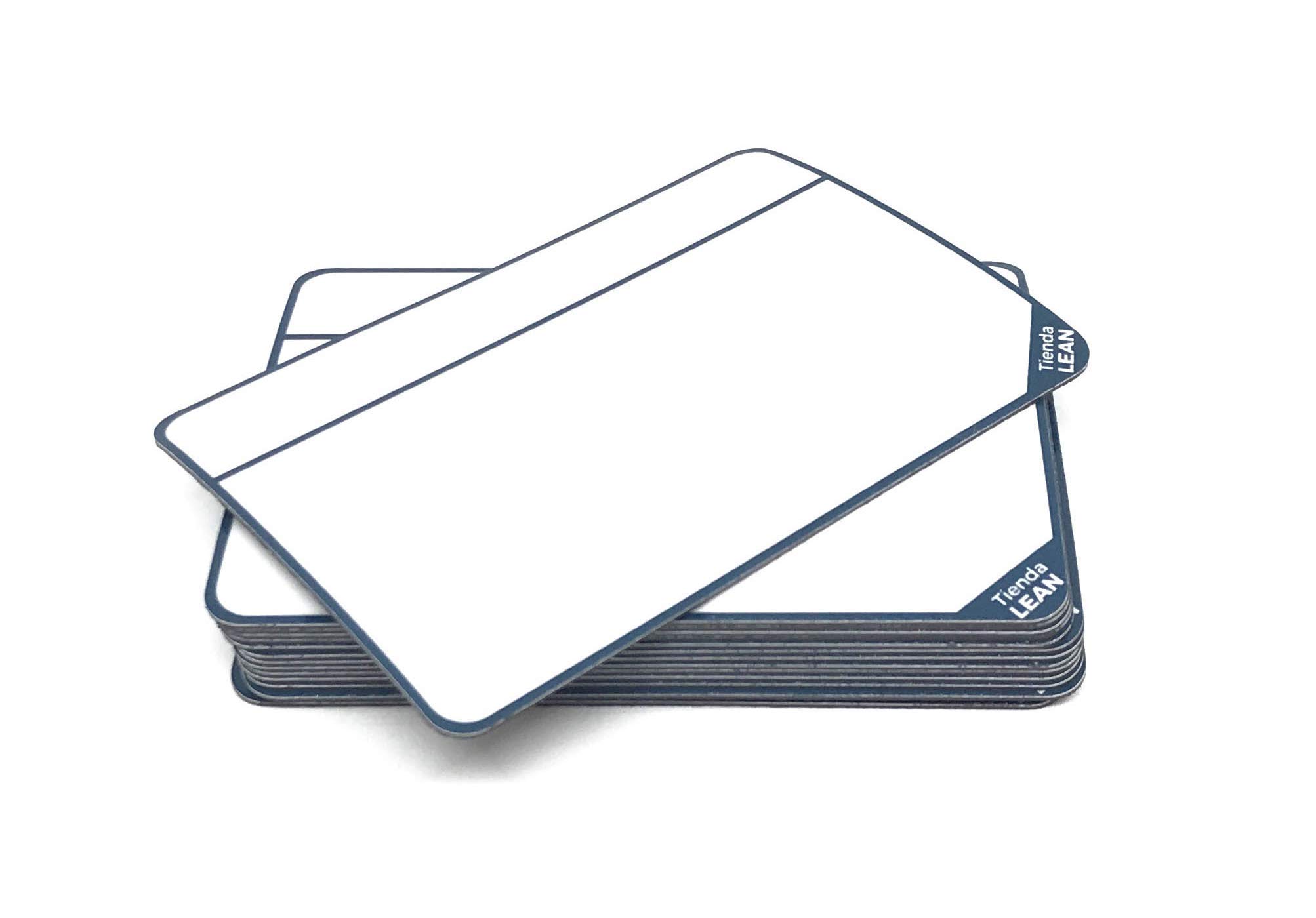 Magnetic Card for Projects, Scrum, KANBAN.15 Magnets (Blue)