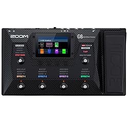 Zoom G6 Multi-Effects Processor with FP02M