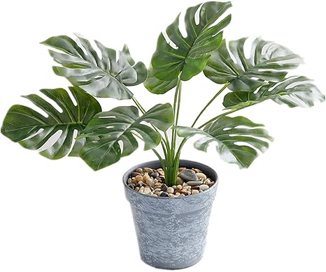 Amazon ホームガーデンオフィスデスク人工植物のための偽のプラスチック鉢植えの植物と緑の低木偽のミニプラスチック 人工観葉植物 オンライン通販