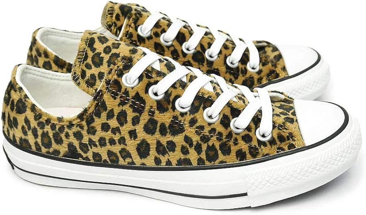 converse all star low leopard