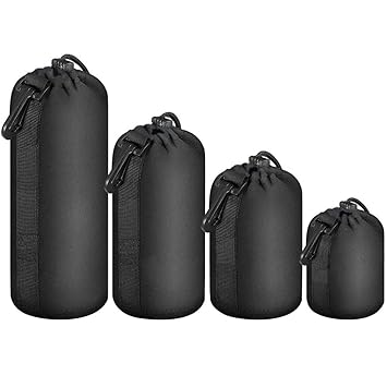 Bolsa Lente Bolsa de Neopreno Ajustable Lens Pouch Bag Bolsa ...
