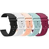 Lamshaw Compatible with Wontrum Smart Watch Bands, Classic Watch Bands 18mm Soft Silicone Bands Bracelet Sports Strap Compatible with Mindrose H80 1.47 inch Watch, Wontrum Y70 Watch