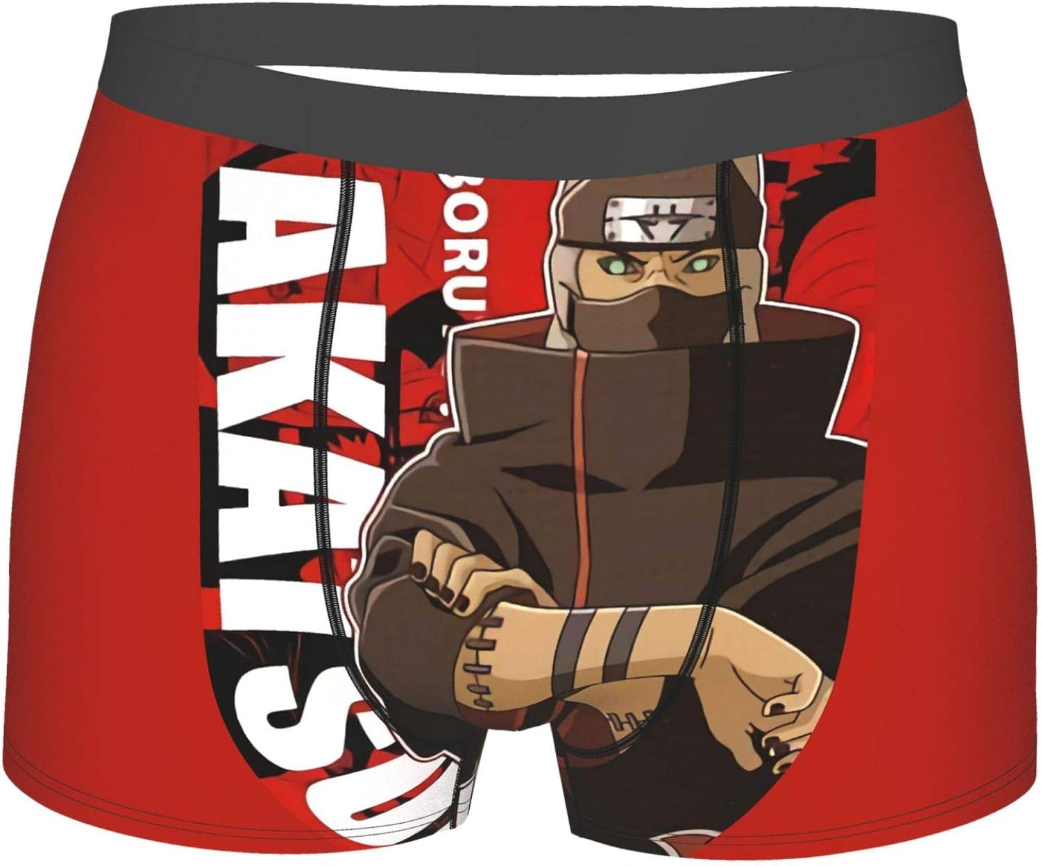 Saneet Kakuzu Akatsuki Men'S Sports Underwear Classic Elastic Waistband