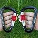 CARAPEAK Screwgate Locking Pear Shaped 2 3 4 6 Pack Set Carabiner, Aluminum Clip for Hammock, Swing, Camping, Hiking