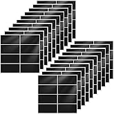 YIKIADA Black Color Coding Labels 1.57" × 0.75" Self-Adhesive Rectangle Stickers Waterproof Name Tags for Office School Home 160 PCS