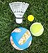 CP Toys Jumbo 3-in-1 Sports Game Set – Tennis, Volleyball, and Badminton – Fun for the Whole Family – Ages 6 Years and Up