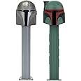 PEZ Star Wars Candy Dispenser Set – Boba Fett And The Mandalorian Star Wars PEZ Dispensers With Extra PEZ Candy Refills