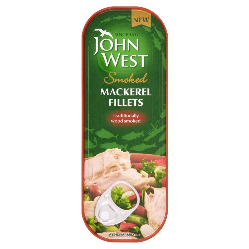 John West Smoked Mackerel Fillets (110g) Grocery & Gourmet
