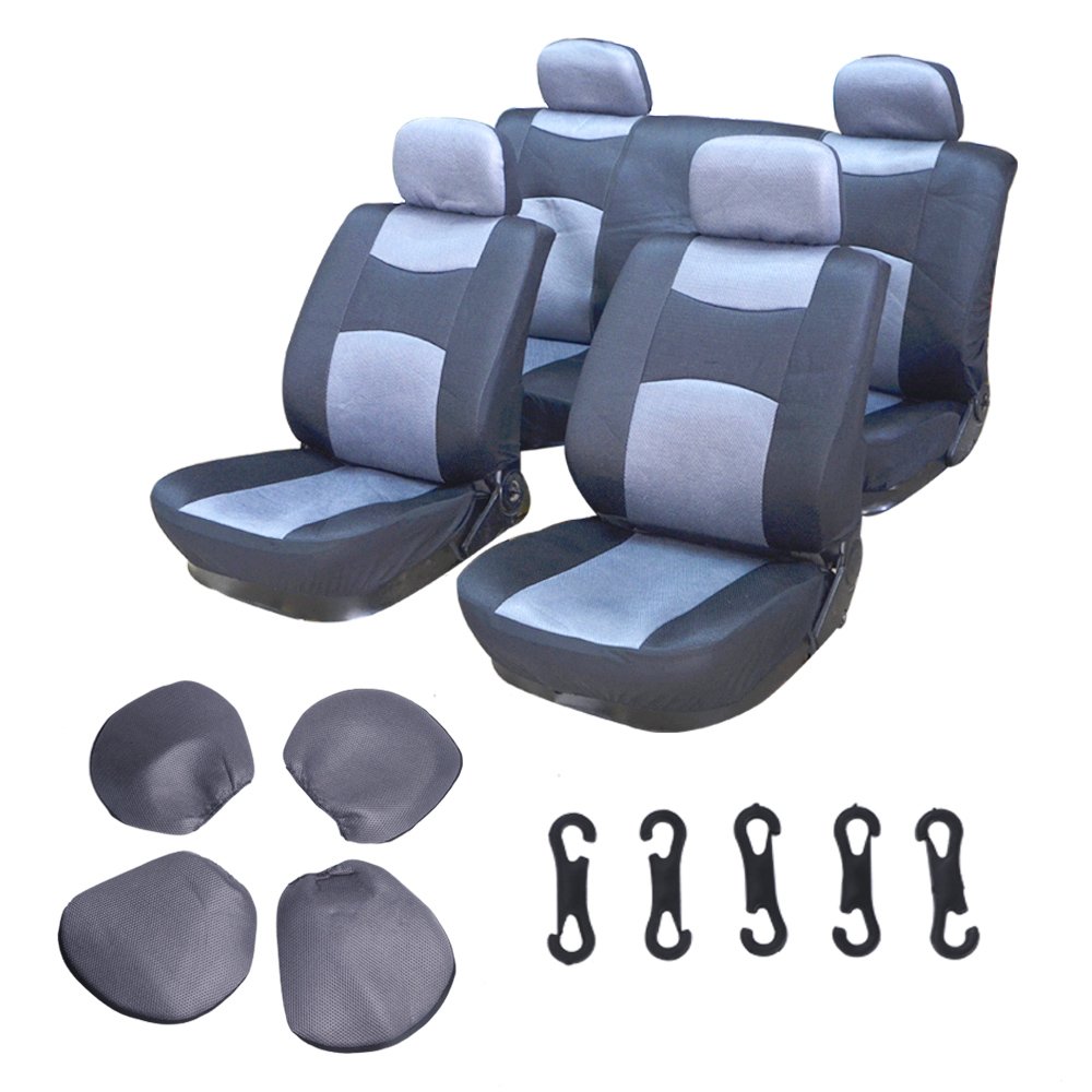 Eccpp Universal Car Seat Cover Wheadrest 100 Breathable Mesh Cloth Stretchy Durable For Most Cars Trucks Vansgrayblack #value #car #seat #covers Eccpp Universal Car Seat Cover Wheadrest 100 Breathable Mesh Cloth Stretchy Durable For Most Cars Trucks Vansgrayblack