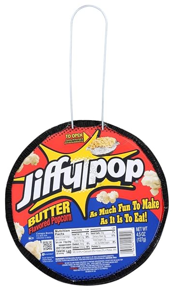 JIFFY POP BUTTER POPCORN – 4.5 OZ