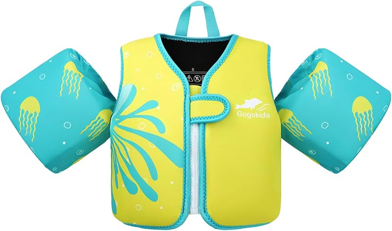 Gogokids Kids Swim Vest Float Armbands Adjustable Buoyancy 3-6 Years