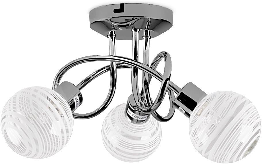 modern black chrome ceiling lights