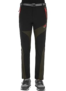 HAINES Pantalones de Montaña Mujer Invierno Pantalon Trekking Impermeables Pantalones para Senderismo Pantalón Softshell: Amazon.es: Deportes y aire libre