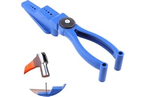 Glarks Nails Hold Plier - Plastic Safety Finger Saver Protector for Hammering, Easy Position Nails and Screws