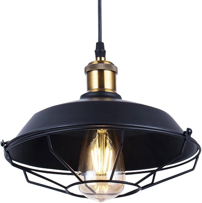 Vintage Pendelleuchte, Floodoor Pendelleuchte mit rustikaler Kuppel