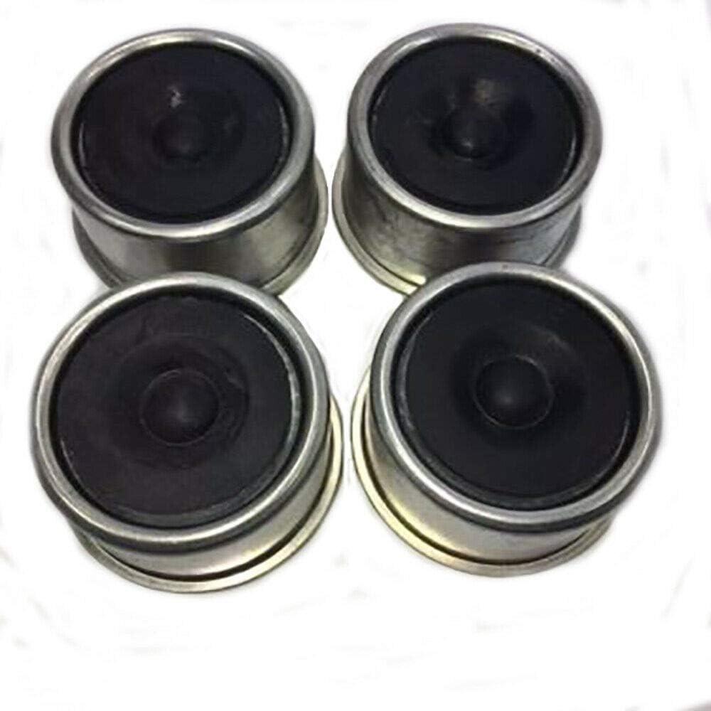 GHGW Replaces Trailer Axle Dust Cap Cup Grease Cover & Plug RV Camper Utility 1.98"(4 Pack)
