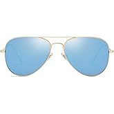 SOJOS Classic Aviator Polarized Sunglasses for Men Women Vintage Retro Style