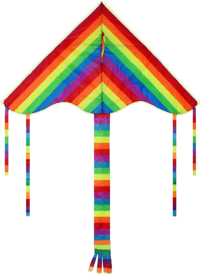 Big Rainbow Kite/Zilong Colorful Childrens Kites /Kids Toy with 30M