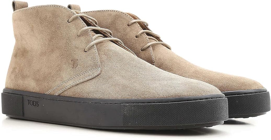 Tod's Men's Beige Suede Chukka Ankle Desert Boots (11 UK