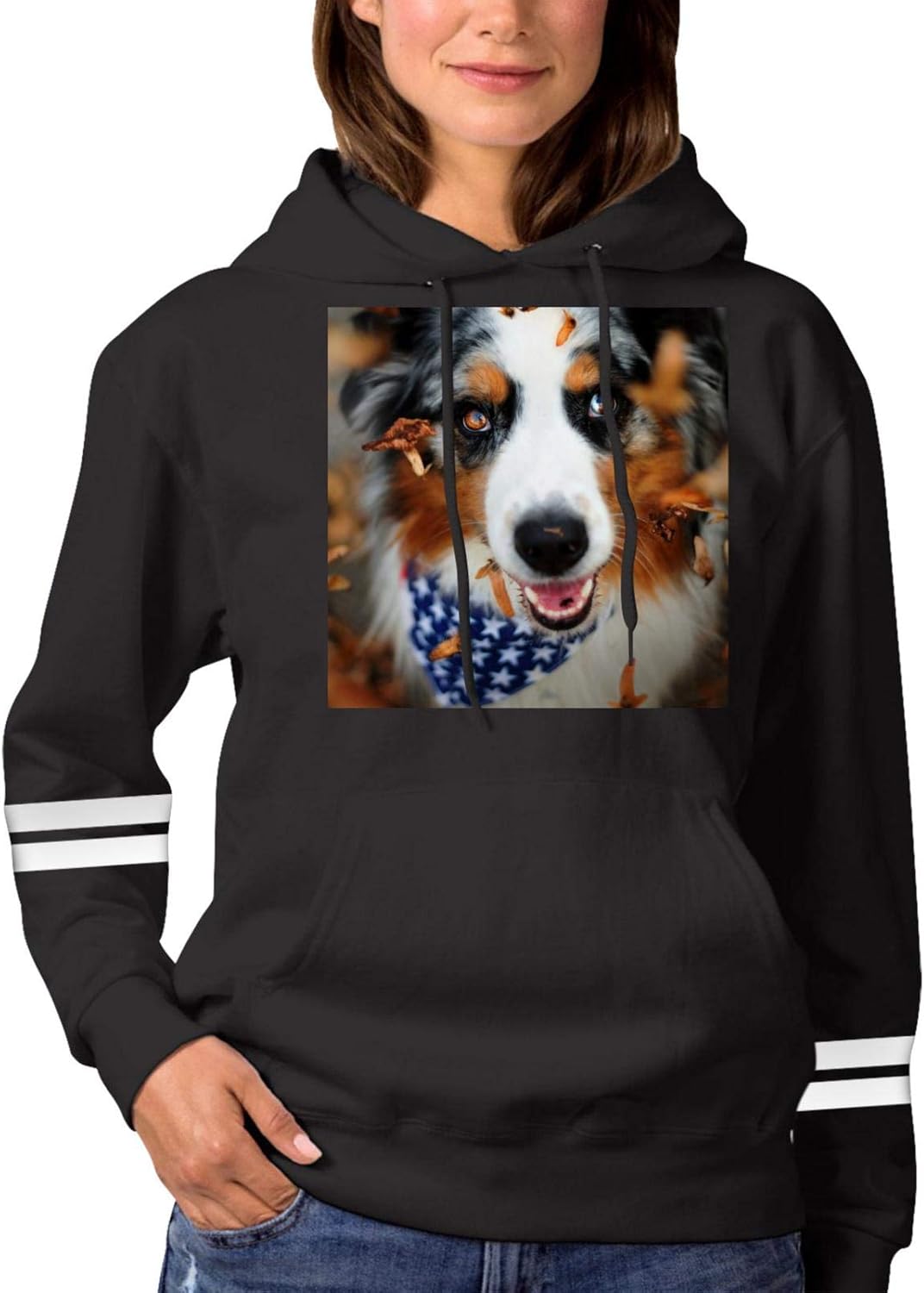 Autumn Animal Dog Sweatshirt 3D Print Hooded Sweater Funny