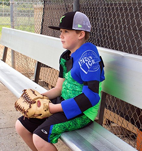 Pro Ice Youth Pitcher's Travel Kit - Small Shoulder Elbow Cold Therapy Wrap to Treat Rotator Cuff with Ice and Compression, PI820 Cooler Bag, Shoulder Wrap & Ice Packs Included - Thumbnail 4