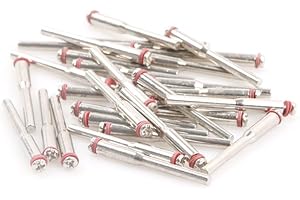 Preamer 12 Pcs 2.35mm Shank Cut-Off Wheel Holder Mandrel Compatible with Rotary Tool, Stainless Steel, Silver