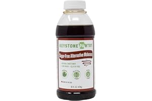 Keystone Pantry Sugar-Free Alternative Molasses – 16 OZ Bottle - Vegan & Gluten Free – Low Sugar Liquid Sweetener – Sugar Substitute