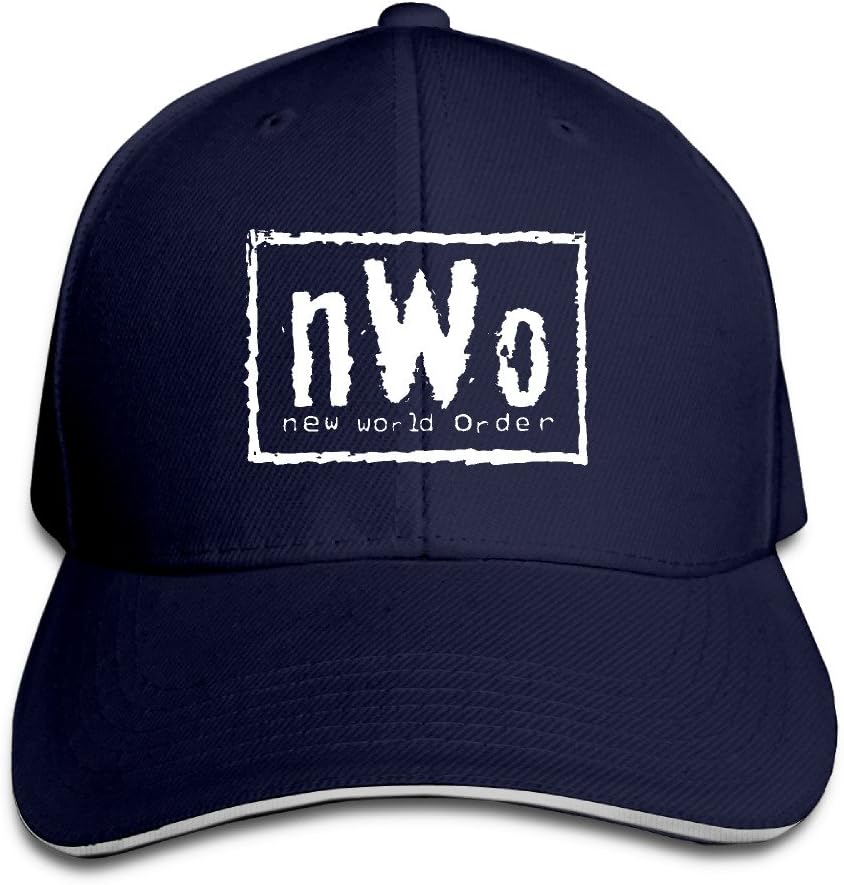 AREYOU NWO New World Order Professional Wrestling Adjustable Unisex Hats Trucker Hat Sanwich Bill Caps