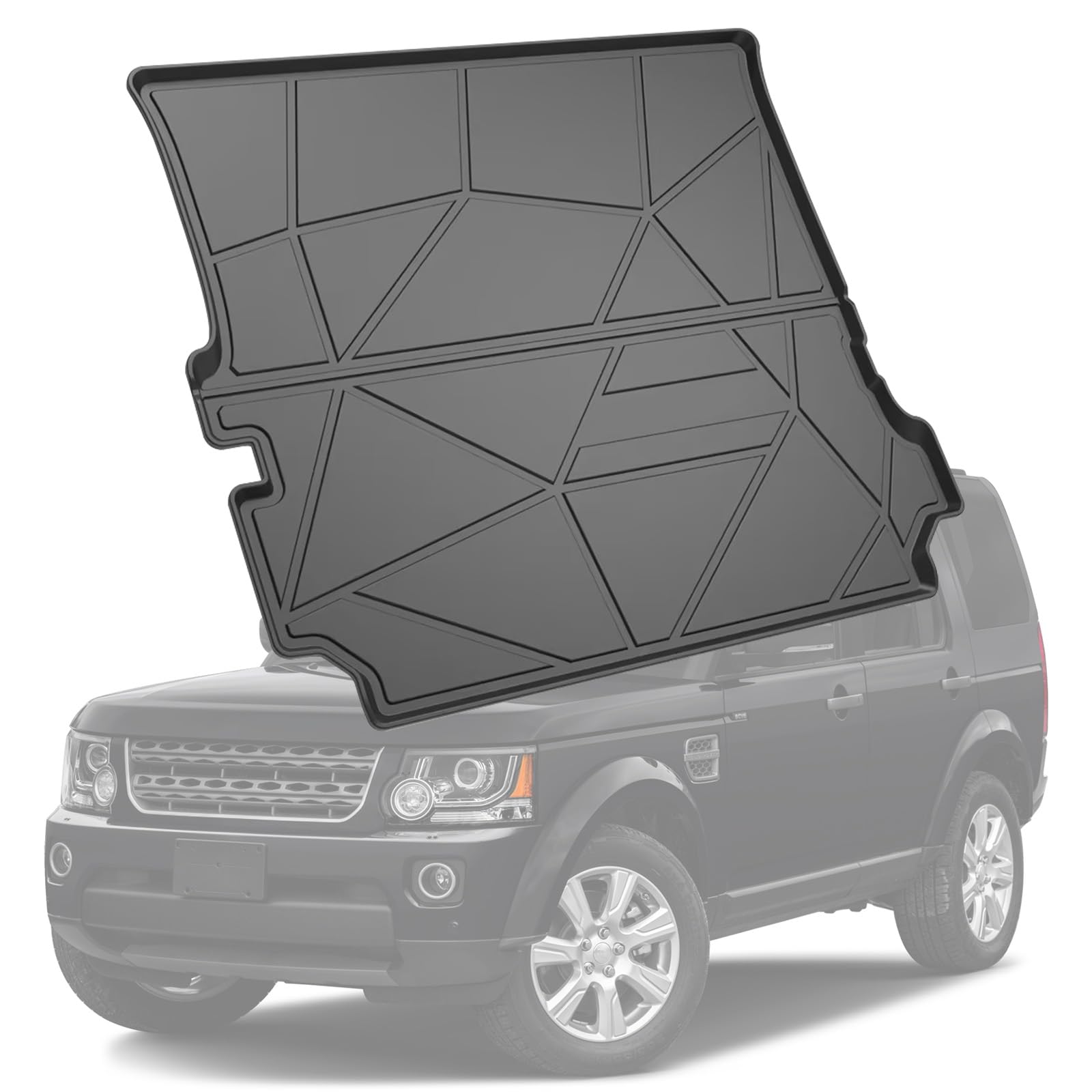 Psler Vehicle Rear Cargo Liner Trunk Tray Floor Mat for Discovery 4 2010-2022