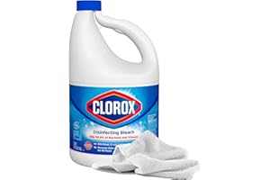 Daley Mint Towel + Disinfecting Bleach, 121oz | Effective Bleach Cleaner Concentrate - Bulk Refill for Laundry, Linens, Floors, Bathroom, Tile