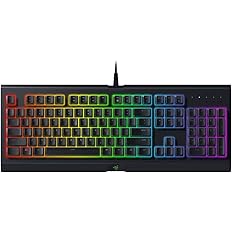 Razer Cynosa Chroma Gaming Keyboard: Individually Backlit RGB Keys - Spill-Resistant Design - Programmable Macro Functionalit