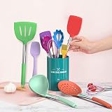 Umite Chef 15pcs Silicone Kitchen Utensil Set, Heat Resistant, Multicolor view 3