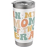 Groovy In My Mom Of Two Era Funny Mother's Day Stainless Steel Insulated Tumbler