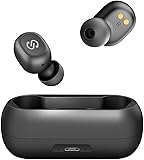SoundPEATS TrueFree True Wireless Earbuds Bluetooth 5.0 in-Ear Stereo Bluetooth Headphones with Microphone Wireless Earphones 15 Hours Playtime, Hands-Free Calls, One-Step Pairing