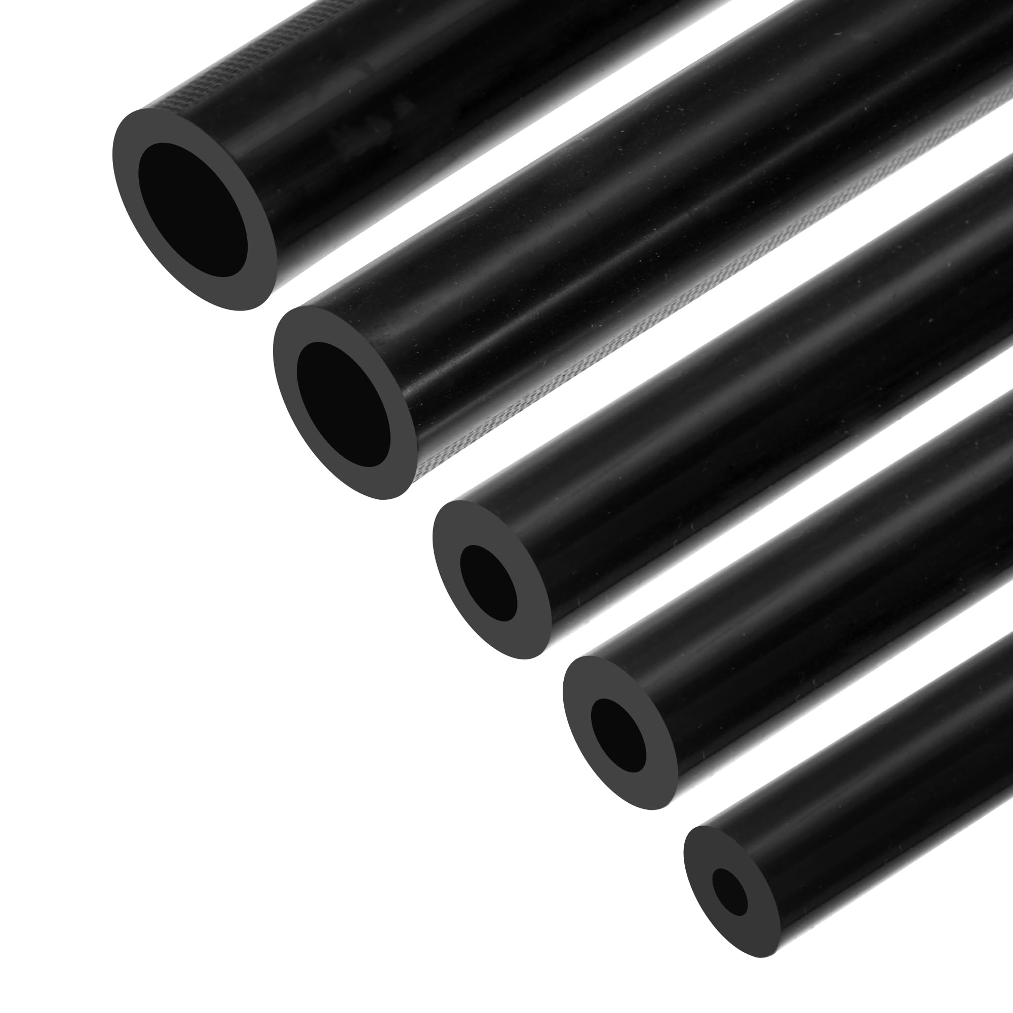 uxcell Vacuum Silicone Tubing Hose 3mm 5mm 6mm 10mm 12mm ID 3mm Wall Thick 1.5m Black High Temperature for Engine