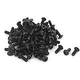 uxcell M3x8mm Thread Button Head Hex Socket Cap Screw Bolt 100pcs