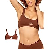 Subset Keyhole Soft Bra – Organic Cotton, Wireless, Breathable, Supportive, Regular & Extra Cup Room, Elevated Essentials