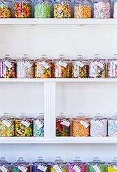 Laeacco 5x7FT Vinyl Backdrop Candy Store