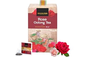 SINGHA PARK CHIANGRAI SINGHA PARK Rose Oolong Tea – Sustainably Grown in Thailand - 20Pcs Pyramid Tea Bags