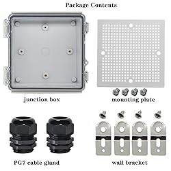 Zulkit Junction Box IP67 Waterproof Electrical Box
